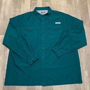 Mens NWOT Habit Fishing Hiking Trail Performance Button Up Longsleeve Shirt‎